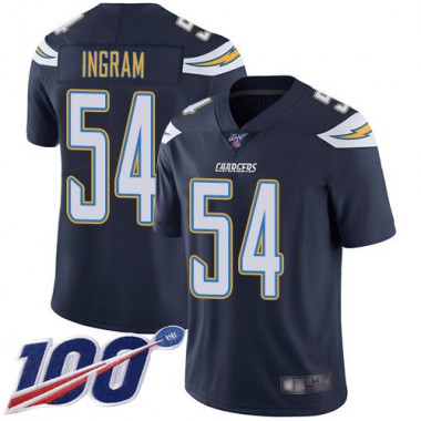 Los Angeles Chargers NFL Football Melvin Ingram Navy Blue Jersey Men Limited 54 Home 100th Season Vapor Untouchable